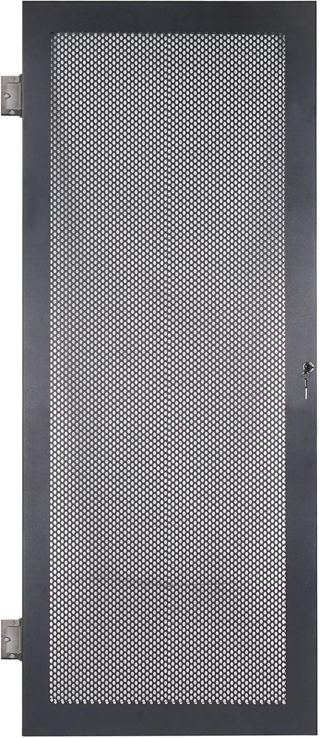 Sound Town 30U Universal Steel Rack, w/ 3 Locking Casters, Vented Side Panels for Audio Video, Server and Network Equipment (STRK-M30U)