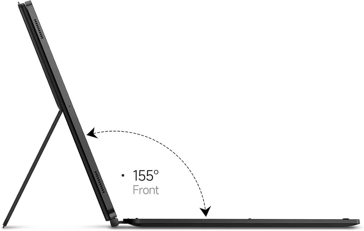 Dexnor Keyboard Case for Samsung Galaxy Tab S8 Ultra Keyboard 14.6 Inch Magnetic Detachable Book Cover Style Keyboard Multi-Touch Trackpad Backlit S Pen Holder-Black