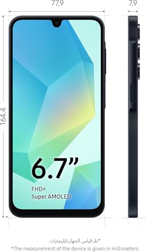 Samsung Galaxy A16 5G, Android Smartphone, Dual SIM Mobile Phone, 4GB RAM, 128GB Storage, Blue Black with Fast Charger Bundle Offer