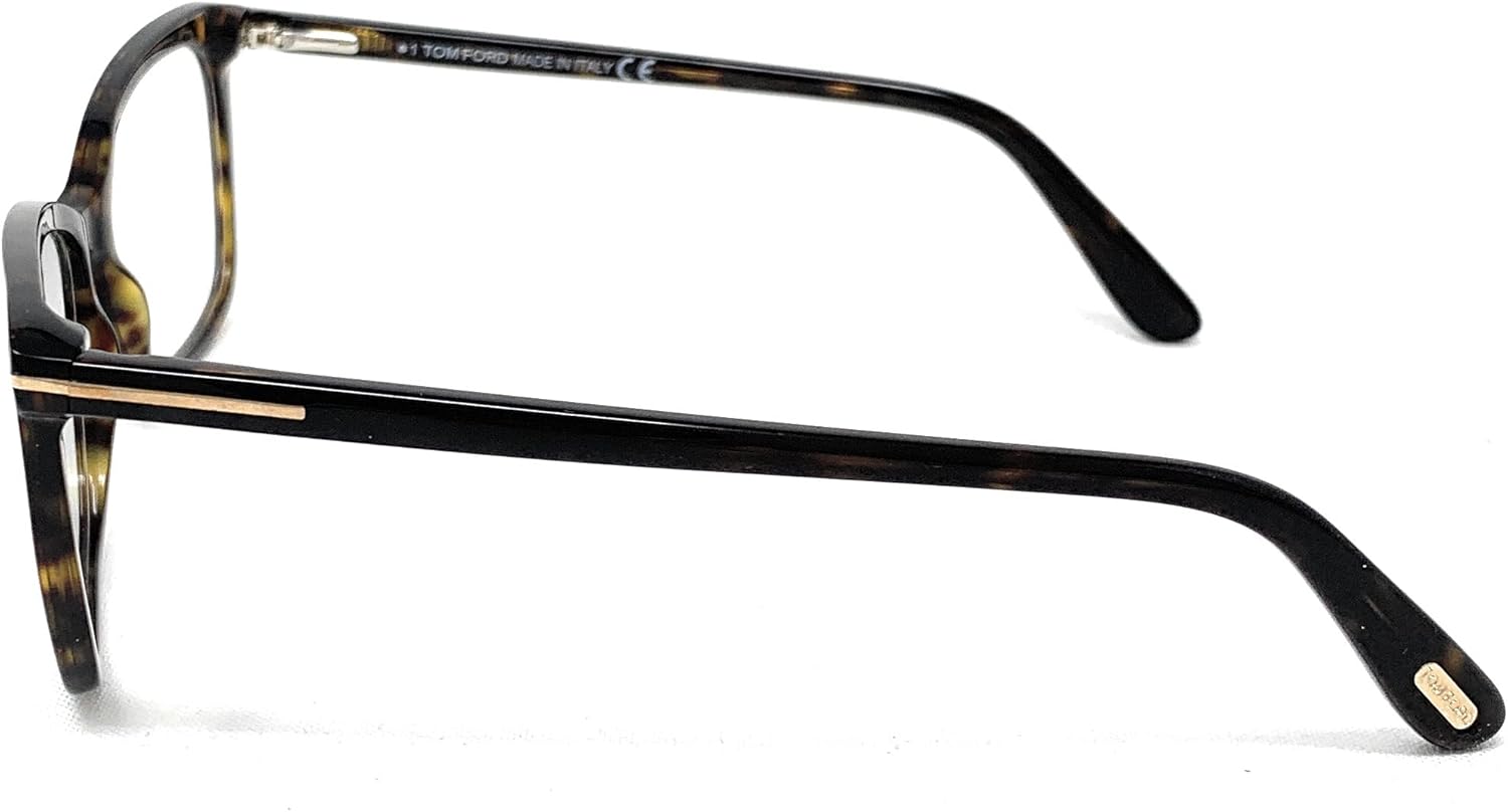 Tom Ford FT5514 Eyeglass Frames - Dark Havana Frame, Dark Havana Lenses, 54 mm Lens FT551454052
