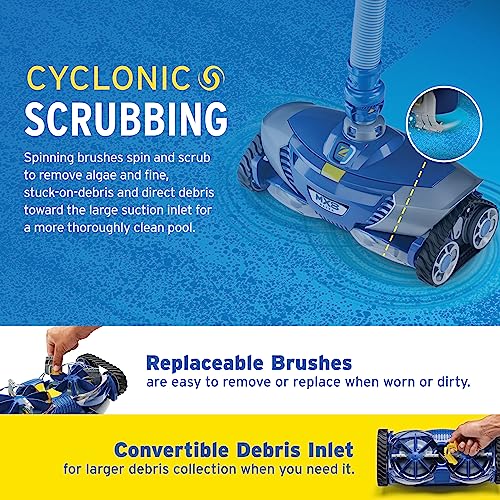 Zodiac MX8 Suction Pool Cleaner for All In-Ground Pool Surfaces, 39 ft reach, Excellent Traction for All Surfaces