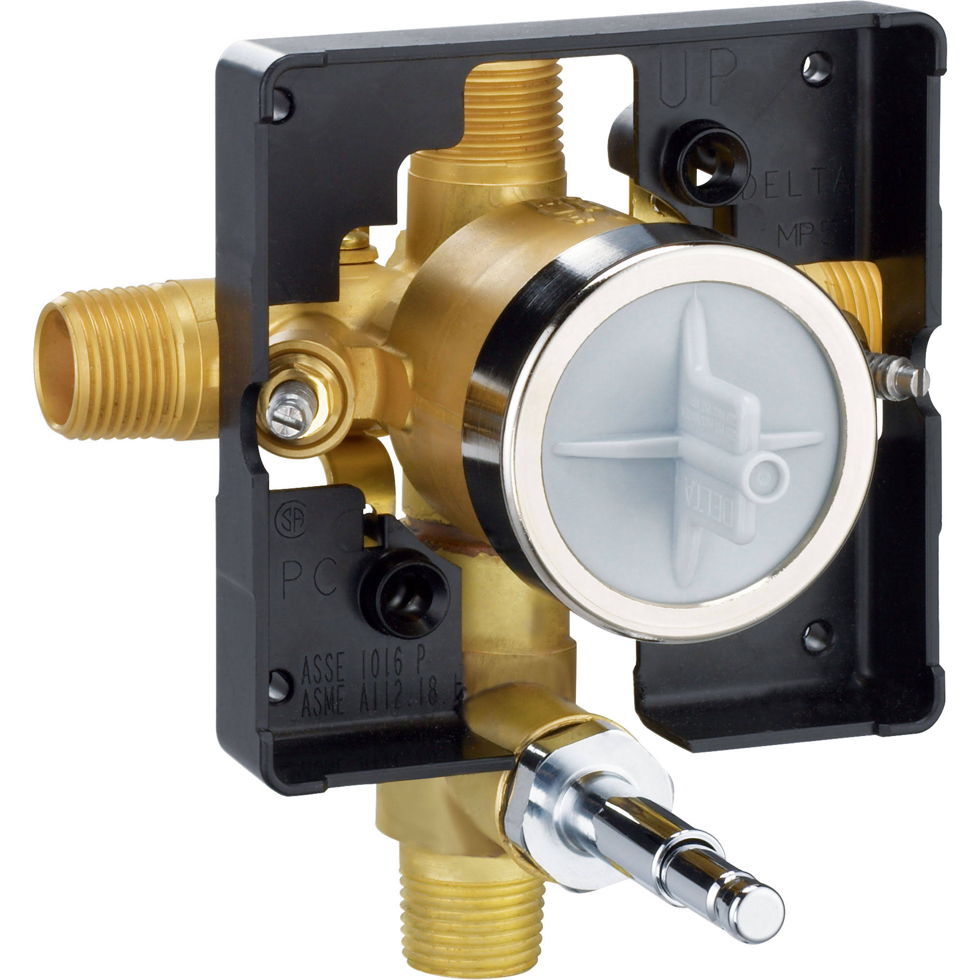 Delta R10300-UNWS MultiChoice Universal Valve Body with Push Button Diverter