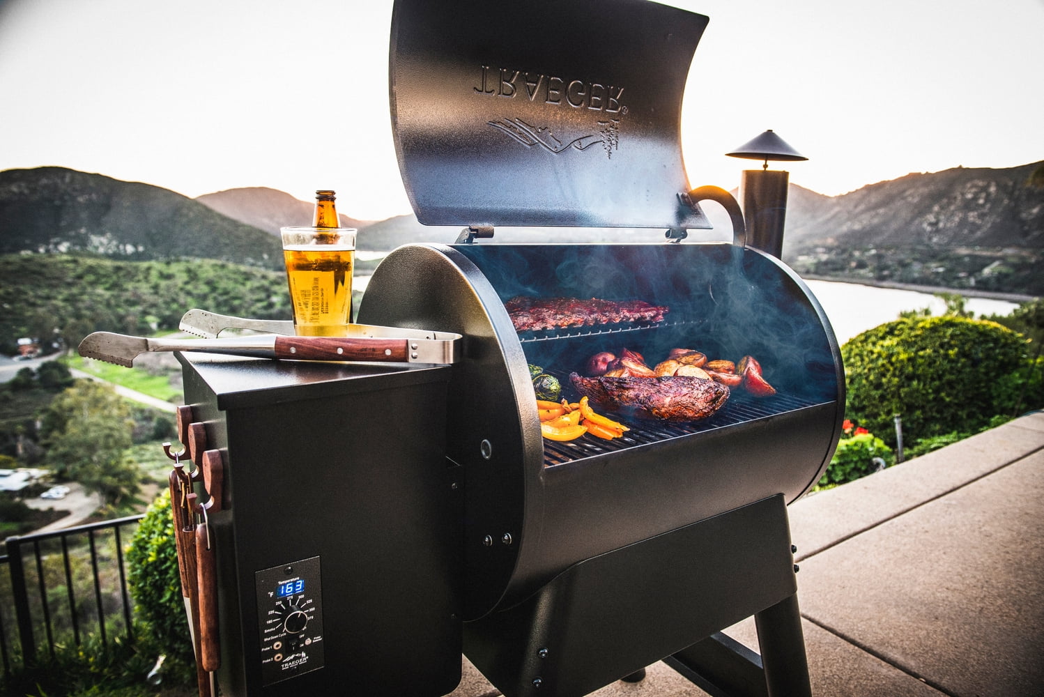 Traeger Pellet Grills Pro 22 Wood Pellet Grill and Smoker - Bronze