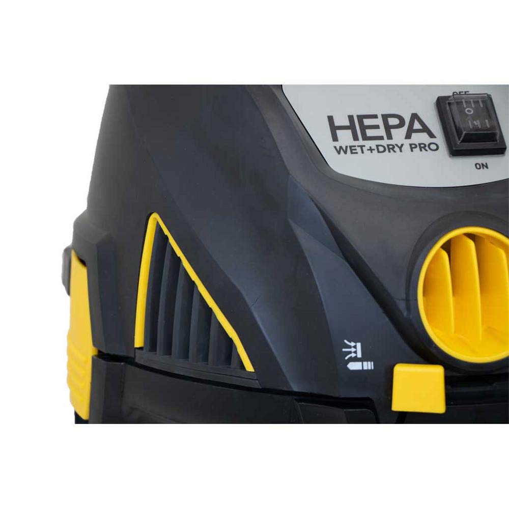 Dustless HEPA Wet+Dry Pro Vacuum, 8 Gallon Shop Vac-Wet+ Dry Vacuum. Commercial, Silica Rule Compliant Contractor, Professional, Home use Vacuum. Lead Safe, Concrete Vacuum