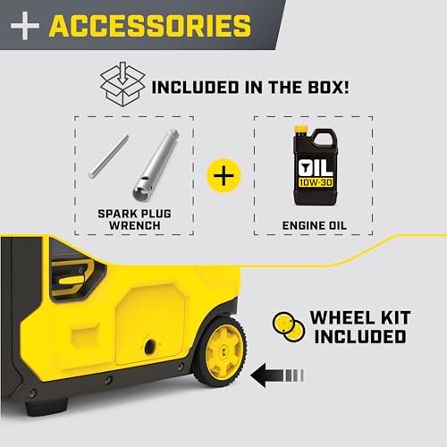 Champion Power Equipment 6500-Watt RV Ready Portable Inverter Generator with Quiet Technology and CO Shield