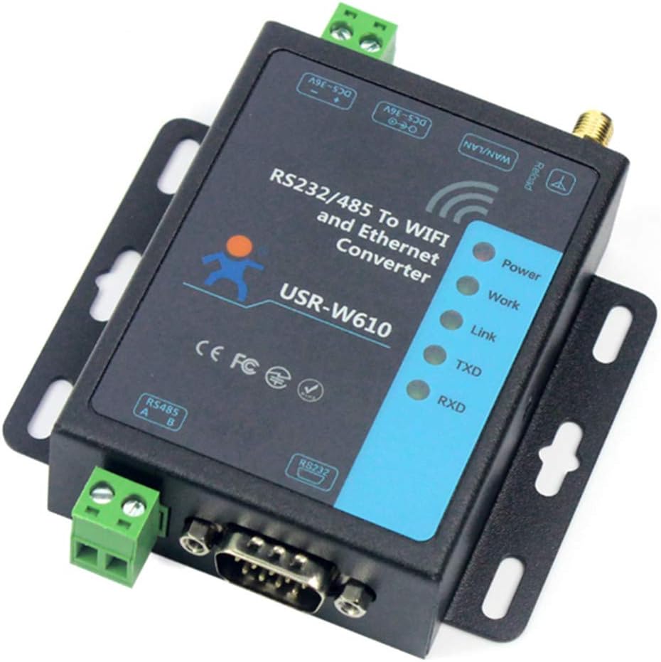 Industrial Serial to WiFi and Ethernet Converter Realize Serial Data and TCP/IP Data Package Transparent Transmission Modbus RTU to TCP Modbus Polling