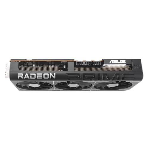 ASUS Prime Radeon™ RX 9070 XT OC Edition Graphics Card (PCIe 5.0, HDMI/DP 2.1, 2.5-Slot Design, axial-tech Fans, Dual Ball Fan Bearings, Dual BIOS, GPU Guard)