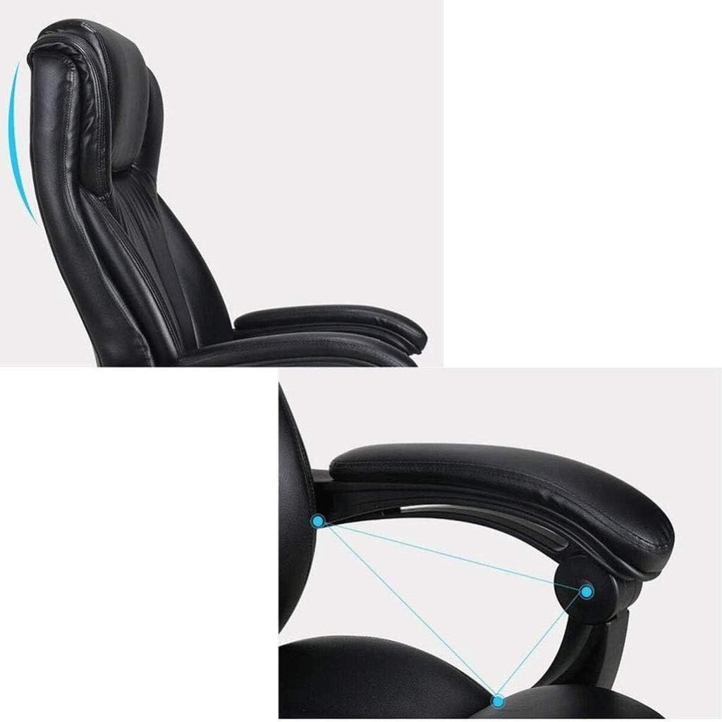 Office Chair - High Back Office Chair with Footrest and Thick Padding Reclining Computer Chair Warm as ever to pursue happiness