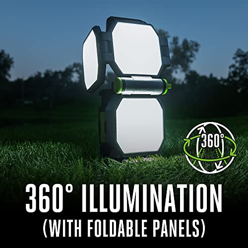 EGO LT1000 56-Volt Lithium-ion Cordless Portable Area Light with Opaque Diffuser, 5 Brightness Settings, Up to 10,000 Lumens, Battery and Charger not Included, Gray