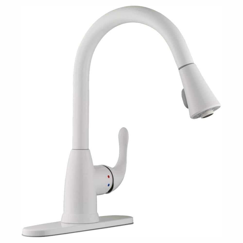 Glacier Bay 67551-0306 Market Single-Handle Pull-Down Sprayer Kitchen Faucet
