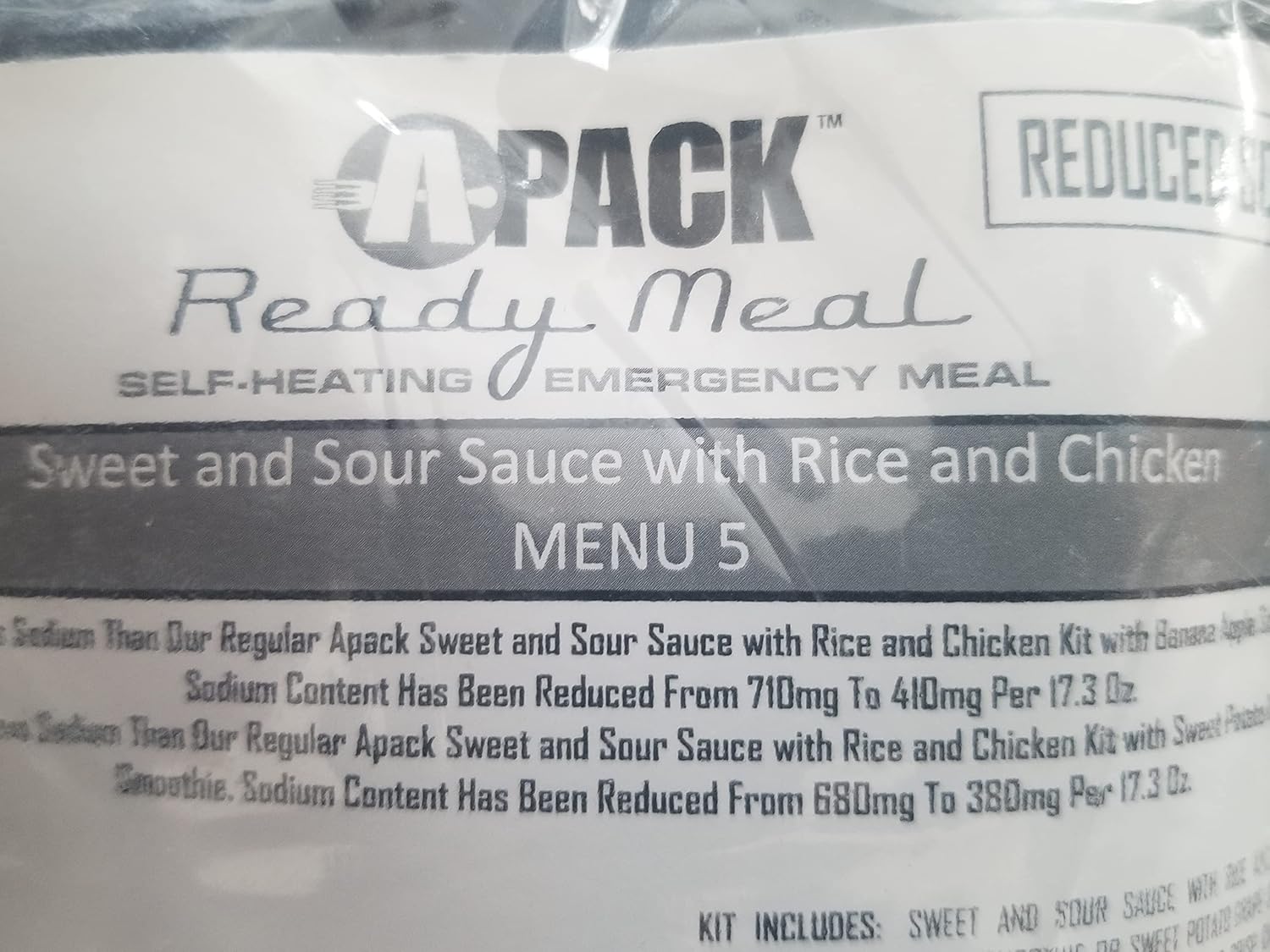 1 Month Supply MRE A-Pack Self-Heating Full Meal 4 Cases of 12 entrees with MRE Heaters