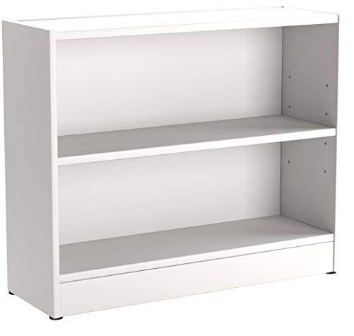 Bush Furniture Universal 2 Shelf Bookcase Set of 2, White