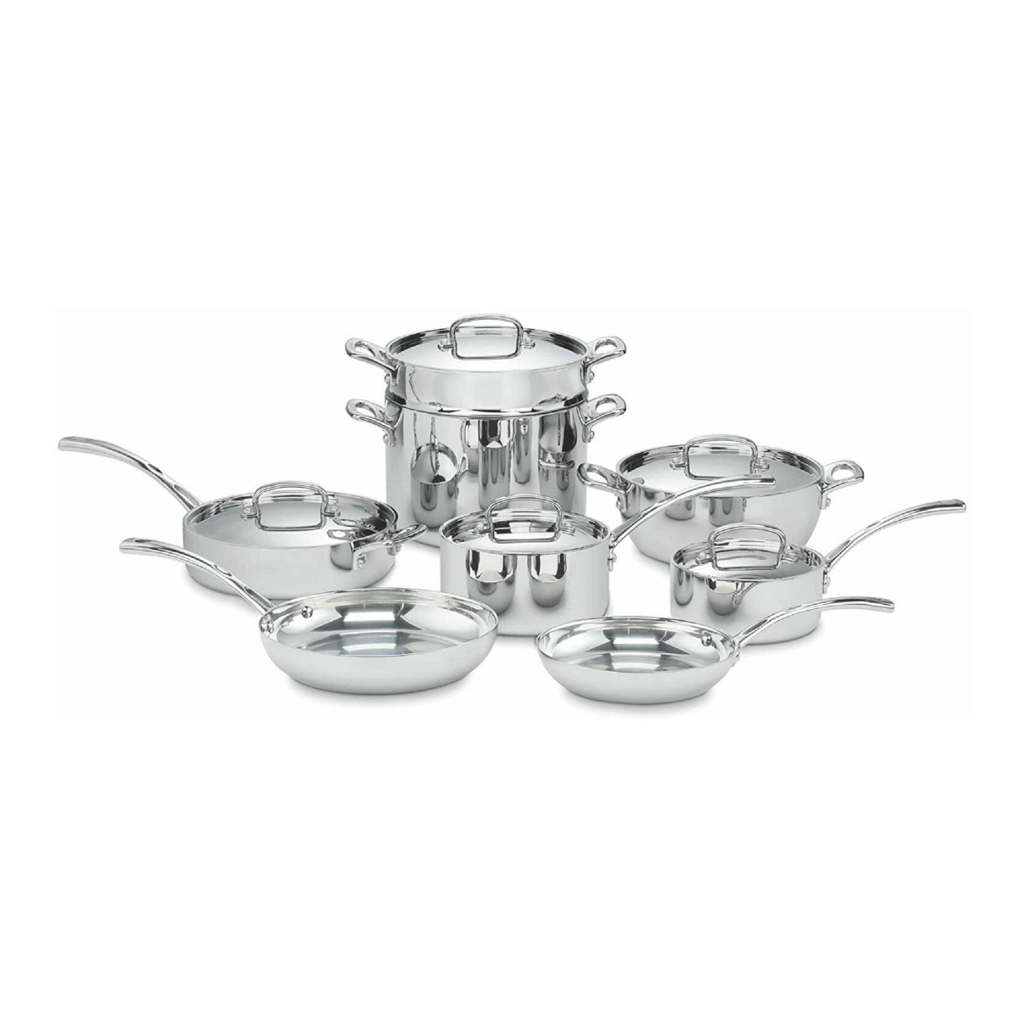 Cuisinart French Classic Tri-Ply Stainless 13-Piece Cookware Set