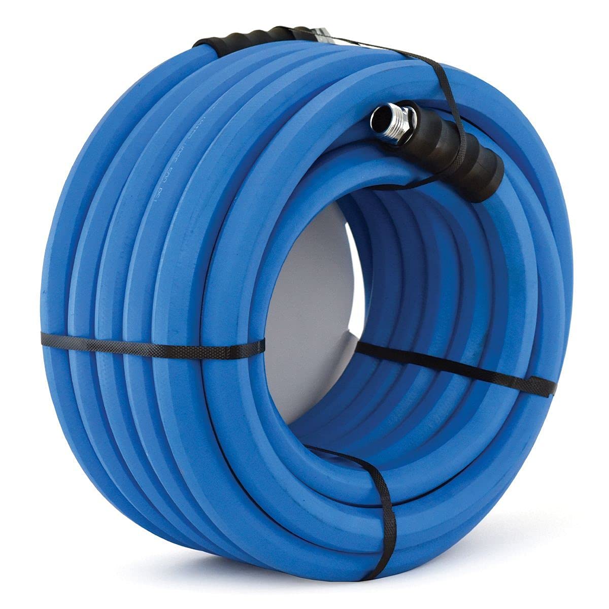 AG-LITE BSALONE100 1" x 100' Hot/Cold Water Rubber Garden Hose, 100% Rubber, Ultra-Light, Super Strong, 500 PSI, -50F to 190F Degrees, High Strength Polyester Braided, 2x Water Flow