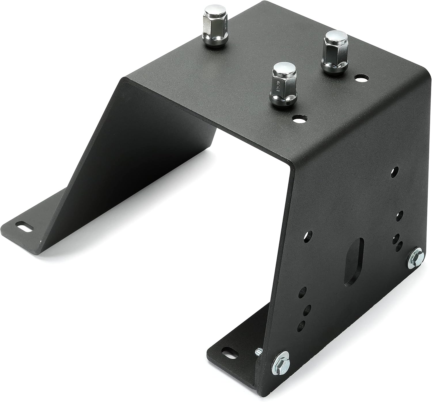 KUAFU Spare Tire Carrier Mount Compatible with 1987-1995 YJ, 1997-2006 TJ and 2004-2006 Wrangler LJ Models Heavy Duty Textured Black