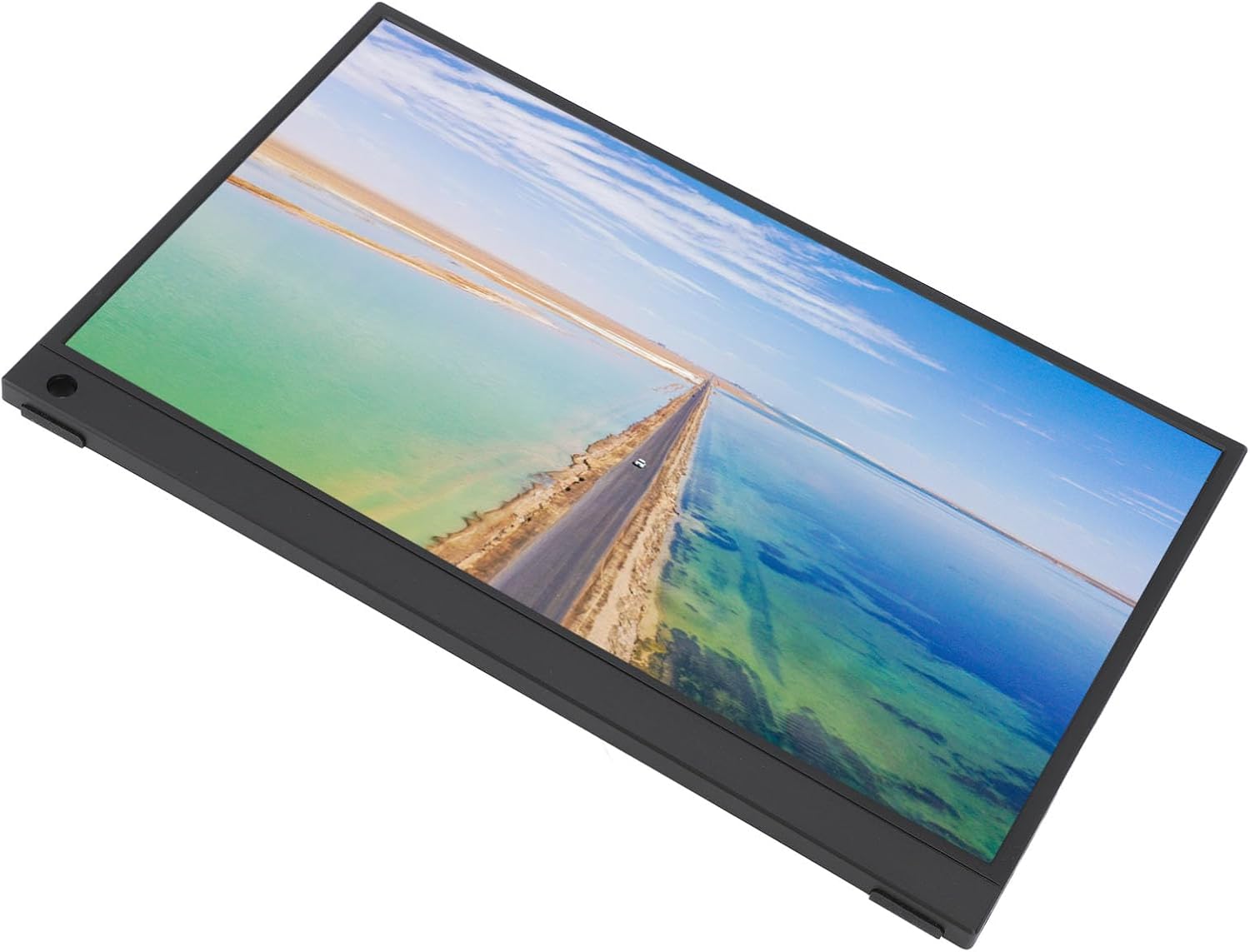 15.6 Inch Portable Monitor with Touchscreen, HDR Display, Dual Screen Usage, Mobile Screen Projection, Wide Compatibility, Lightweight and Portable