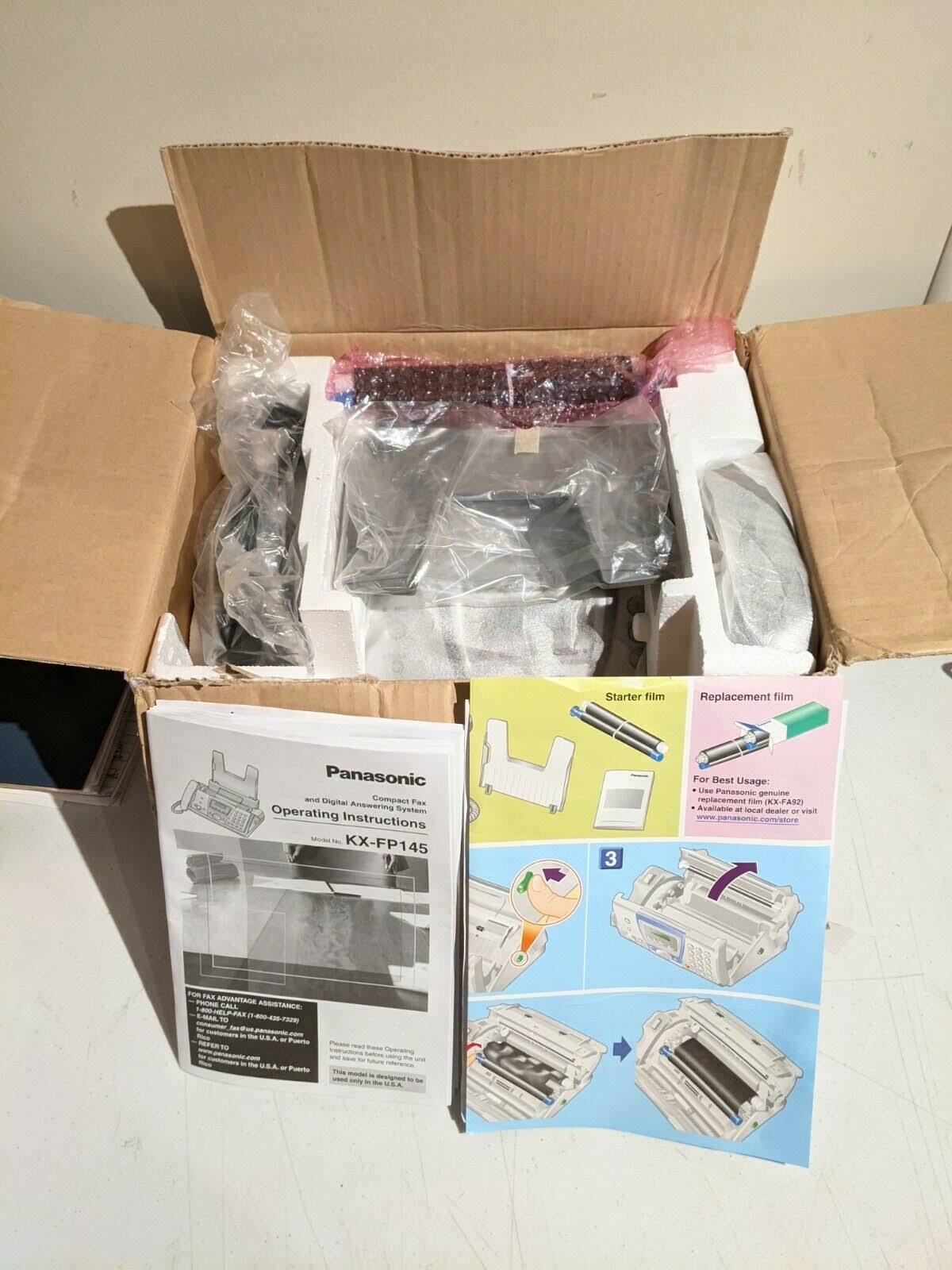 Panasonic KX-FP145 Slim-Design Fax Machine with Answering System