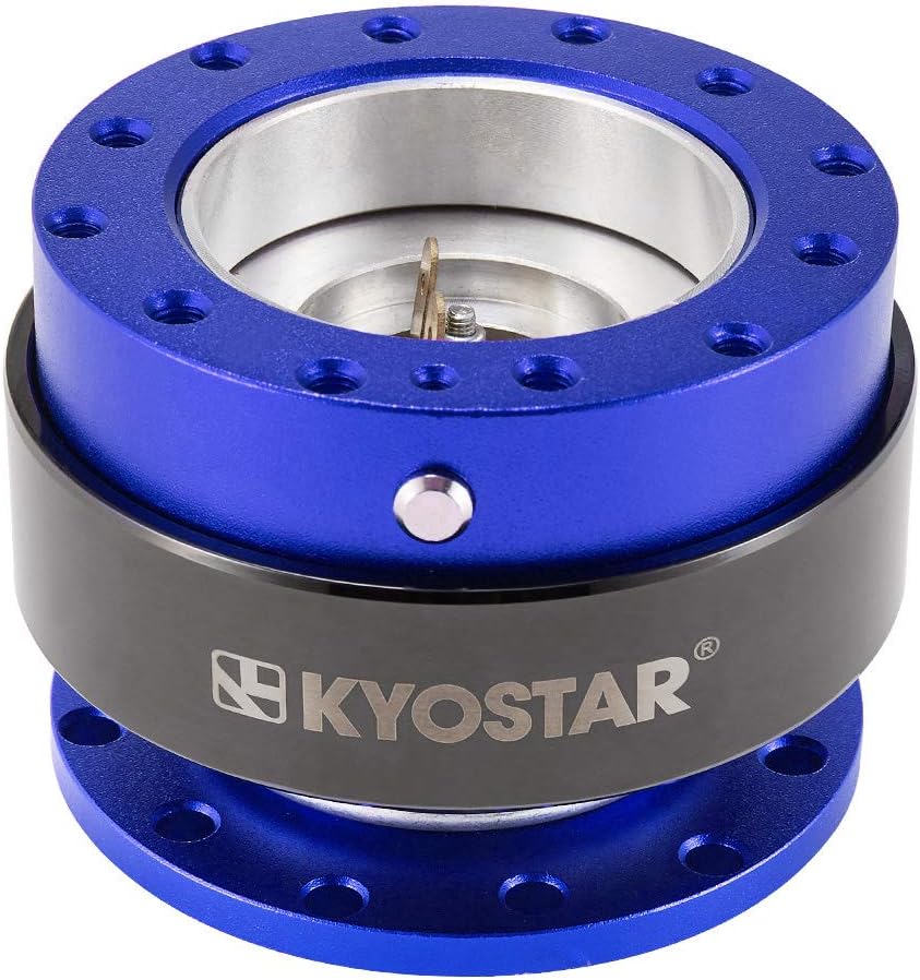 WKD Titanium Steering Wheel Quick Release Hub Adapter Snap Off Boos Kit Black #8313