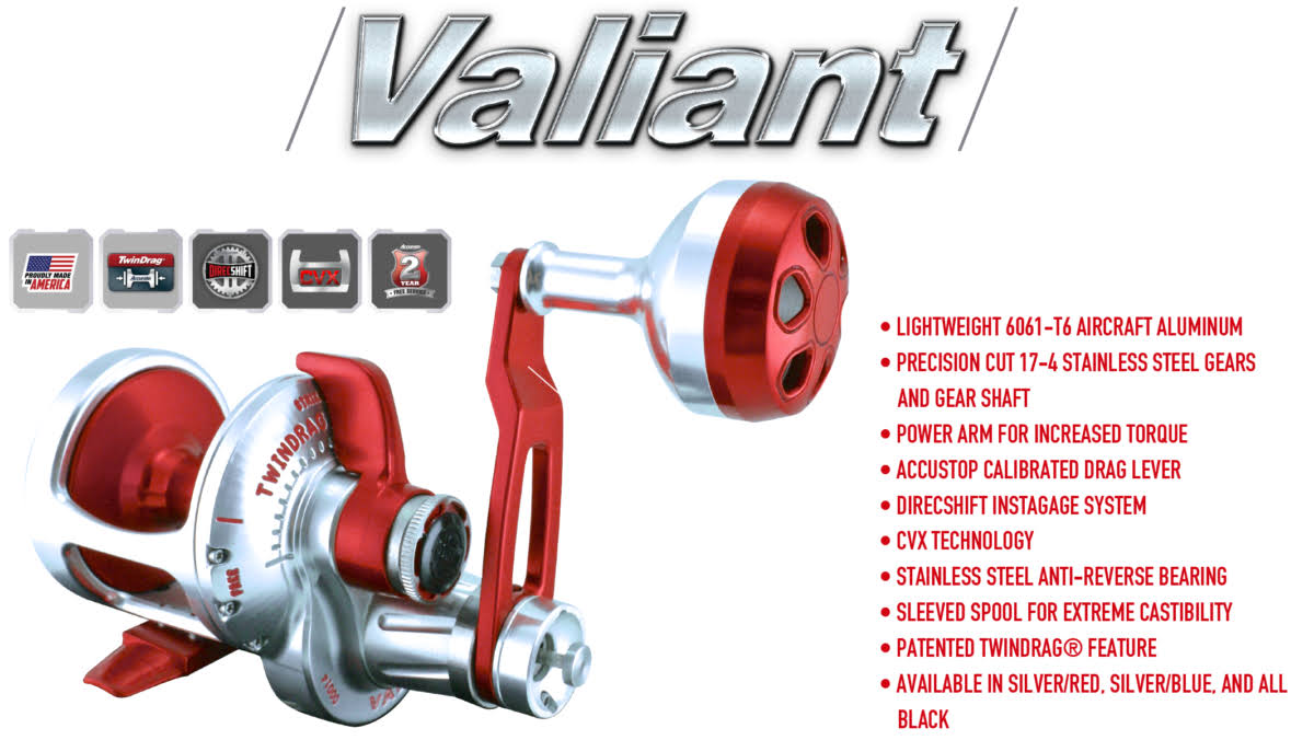 Accurate Valiant BV2-400-B Black Conventional Reel
