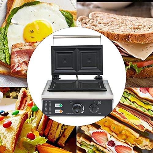 Commercial Waffle Maker Electric Baker Machine Waffle Bites Maker Bubble Waffle Ball Machine Electric Baking Pan Machine Fast Heating Uniform Temperature Non-Stick Pan Energy Saving