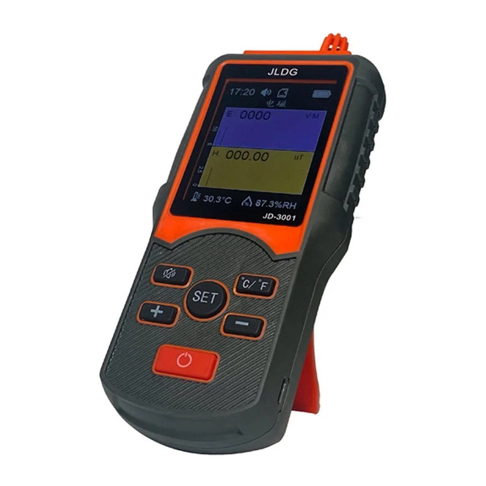 Mixfeer JD-3001 Geiger Counter and Electromagnetic Radiation Detector Temperature and Humidity Measurement Device with Data Export Function