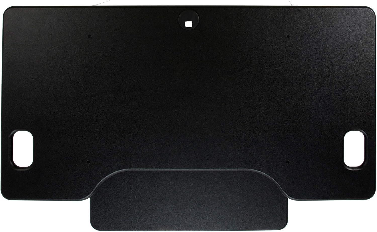 Rocelco 46" Large Height Adjustable Standing Desk Converter, Quick Sit Standup Triple Monitor Riser, Gas Spring Assist Computer Workstation, Retractable Keyboard Tray, (R DADRB-46), Black