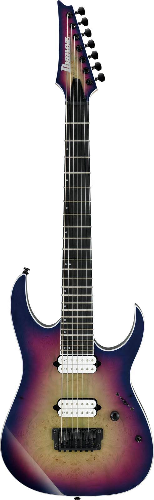 Ibanez RG Iron Label 7 String Electric Guitar - Northern Lights Burst