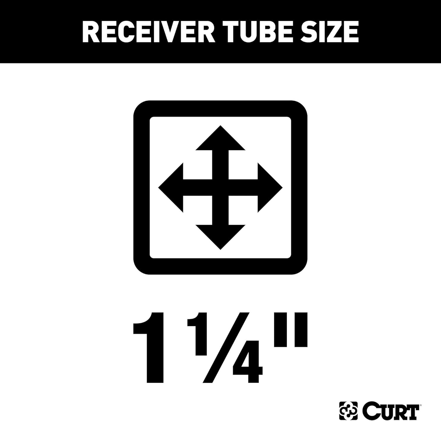 CURT 11325 Class 1 Trailer Hitch, 1-1/4-Inch Receiver, Fits Select Hyundai Sonata