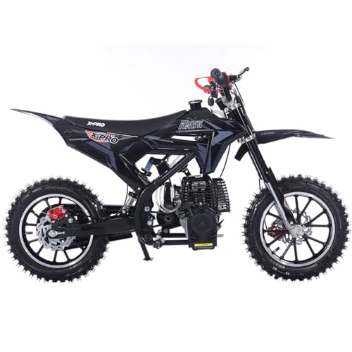 X-PRO Hawk Mini Dirt Bike, Gas Power 4 Stroke Dirt Bike! 40CC Pit Bike, Pull Start, 10" Wheels! (Green)