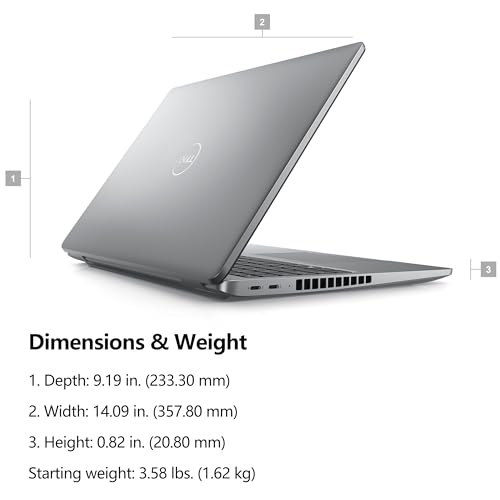 Dell Latitude 5550 15 5000 AI Laptop, 15.6" FHD Business Computer, Intel Ultra 5 125U (Beat i7-1355U), 32GB DDR5 RAM, 1TB SSD, WiFi 6, Backlit Keyboard, Fingerprint Reader, Windows 11 Pro