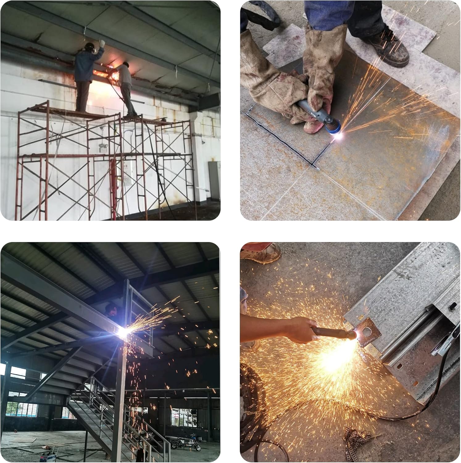 Plasma Cutter, 45Amps Plasma Cutting Machine,110/220V Dual Voltage Metal Cutter, Max Cutting Thickness 10mm in 220V 65PSI (Plasma X45 110/220V)