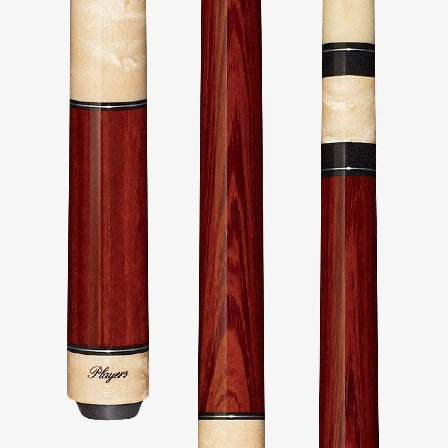 Players Exotics E-5100 Zebrawood and Birds-Eye Maple Sneaky Pete Cue