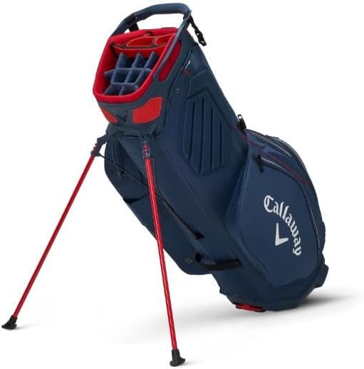 Callaway Golf 2022 Fairway 14 Stand Bag, Navy/Red/White Color