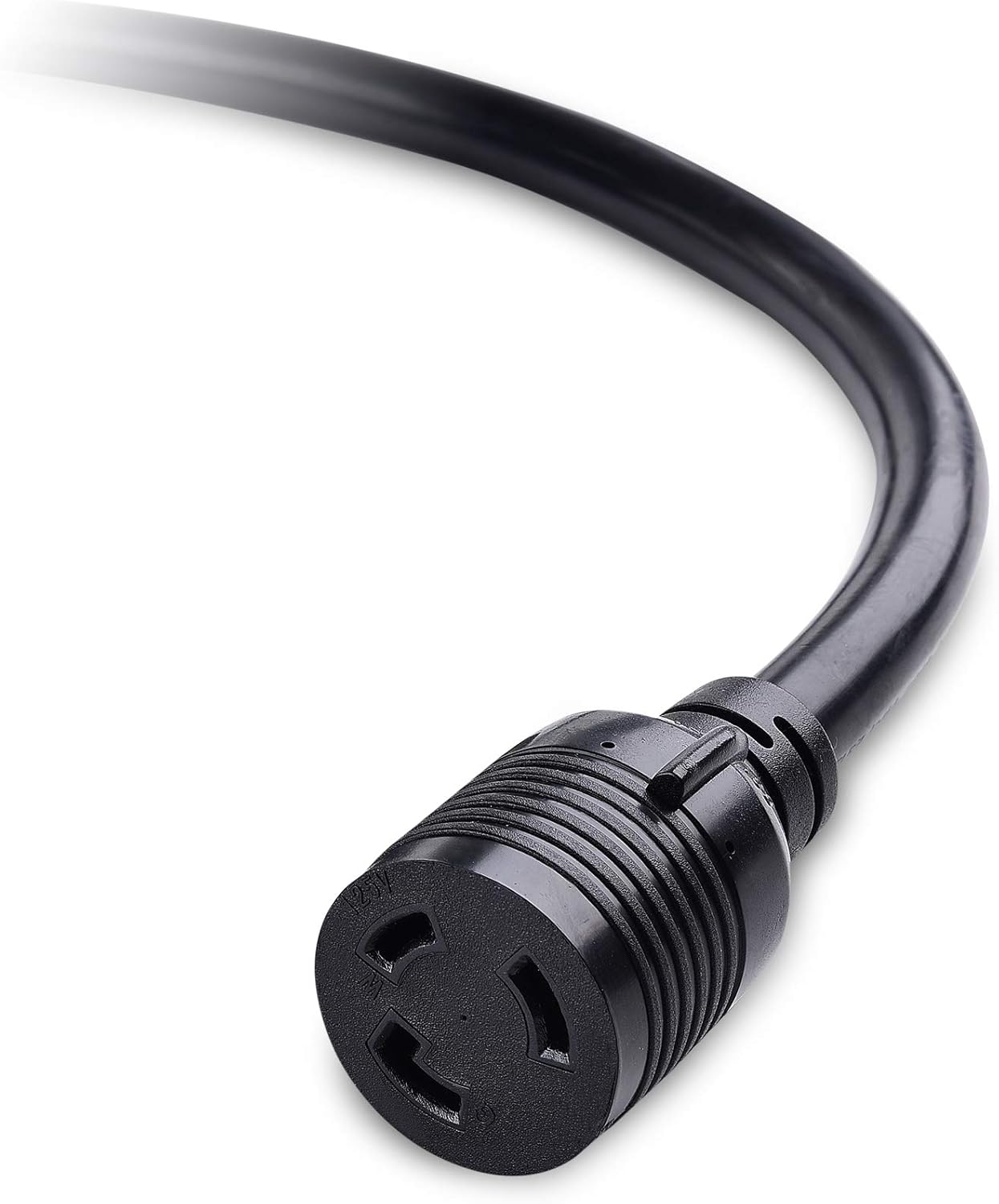 Cable Matters 3 Prong 30 Amp Locking Generator Extension Cord 25 ft (NEMA L5-30P to L5-30R) with Carry Strap