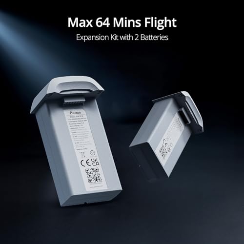 Potensic ATOM 3-Axis Gimbal 4K GPS Drone, Under 249g, 96 Mins Flight, Max 6KM Transmission, Visual Tracking, 4K/30FPS QuickShots, Lightweight for Adults and Beginners, Fly More Combo