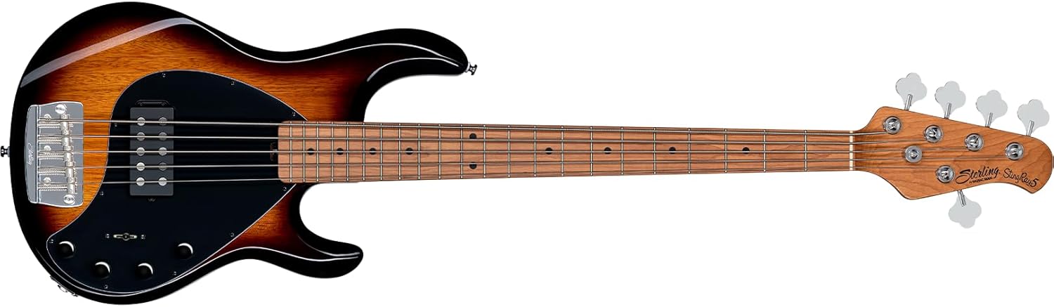 Sterling By Music Man StingRay RAY35 5-string Bass Guitar - Vintage Sunburst