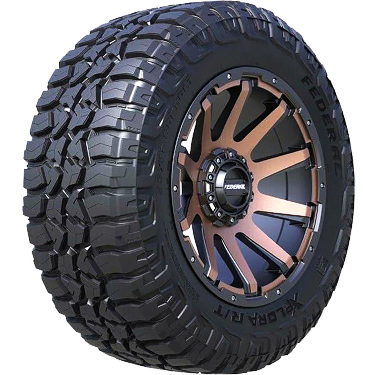 Federal Xplora R/T LT 285/70R17 Load E 10 Ply RT Rugged Terrain Tire Fits: 2021-23 Jeep Wrangler Unlimited Rubicon 392, 2018-20 Jeep Wrangler Unlimited Rubicon