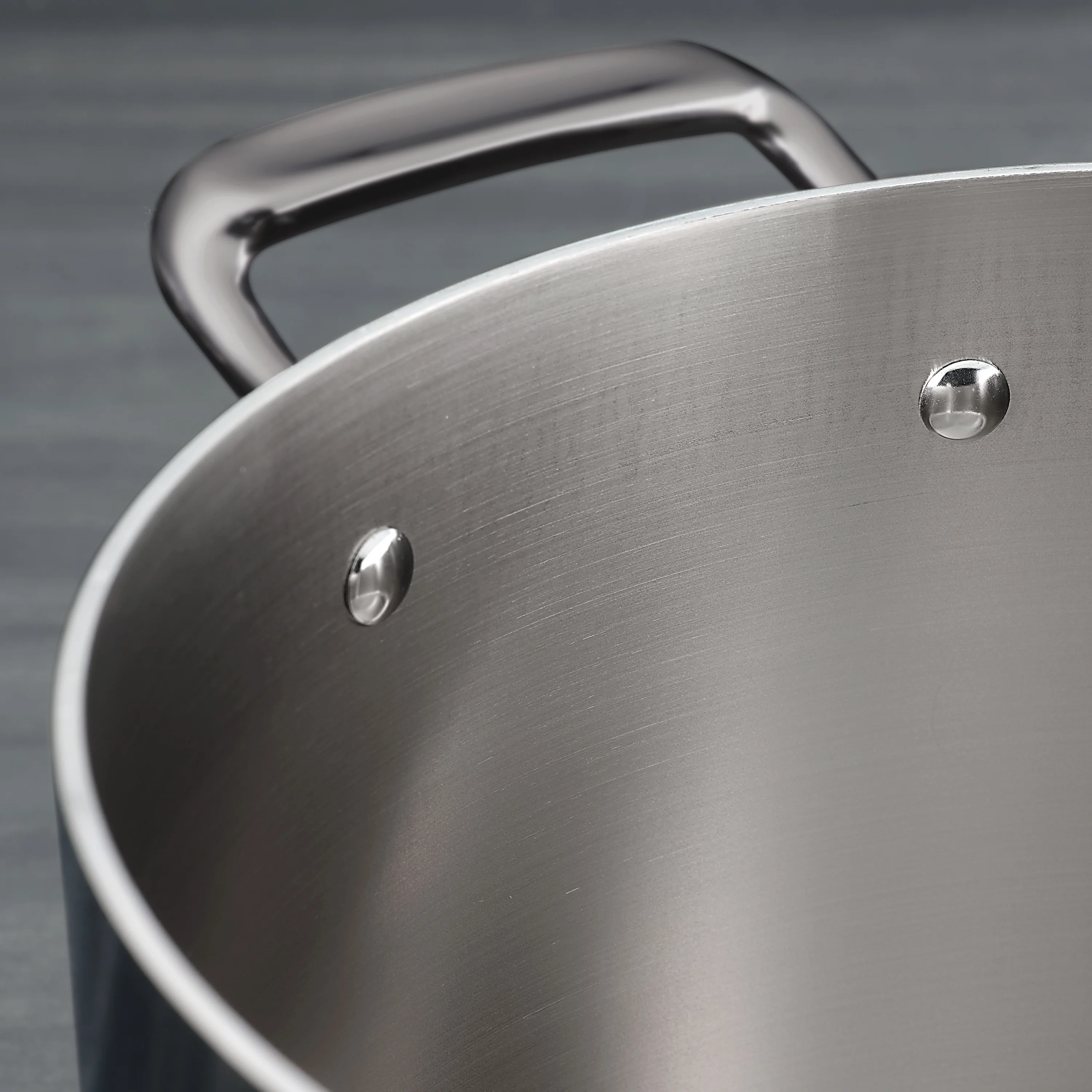 Tramontina 10-Piece Tri-Ply Clad Stainless Steel Cookware Set, with Glass Lids