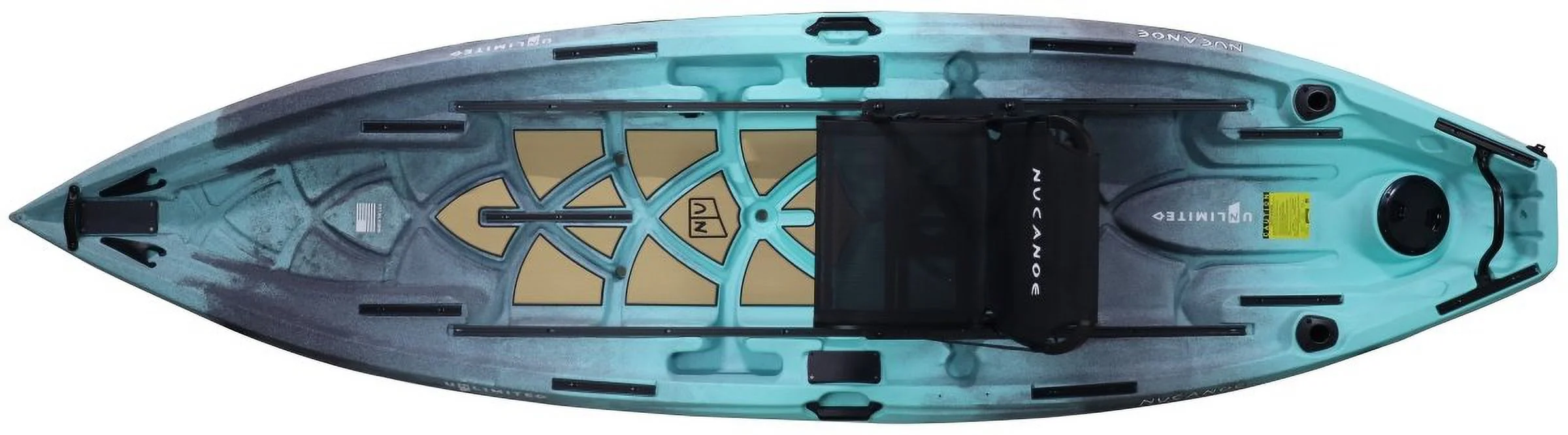 2023 Nucanoe Unlimited Fishing Kayak with Fusion 360 Seat