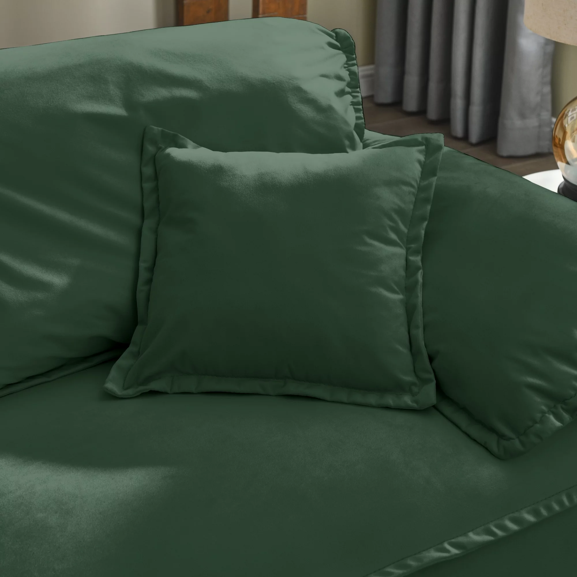 Luxury Modern Style Living Room Upholstery Sofa, velvet