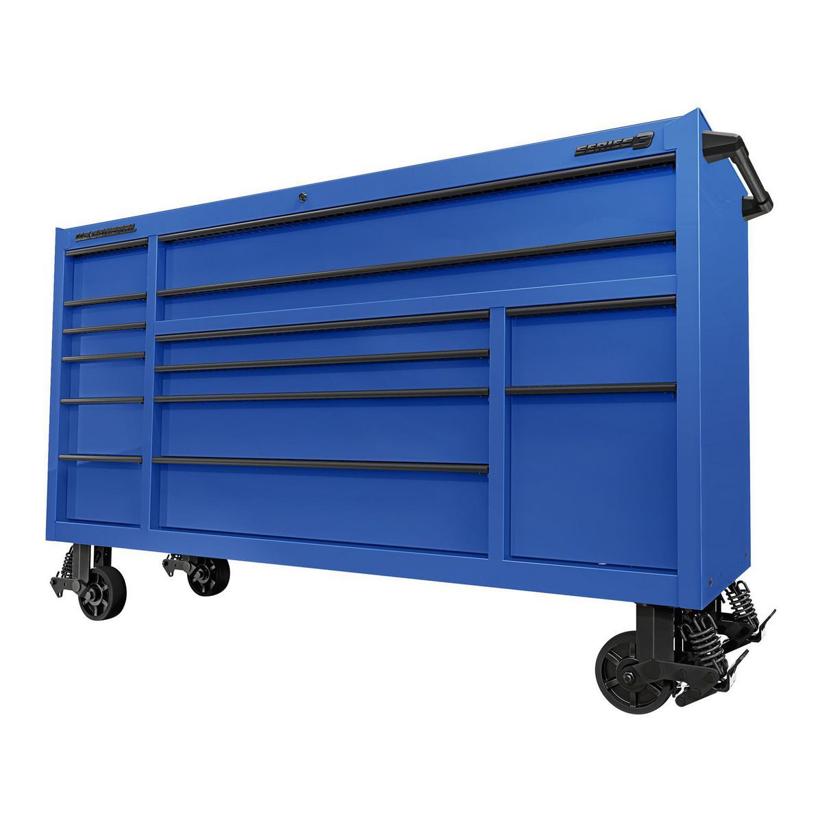 U.S. GENERAL 72 in. x 22 in. Triple-Bank Roll Cab, Series 3, Slate Gray