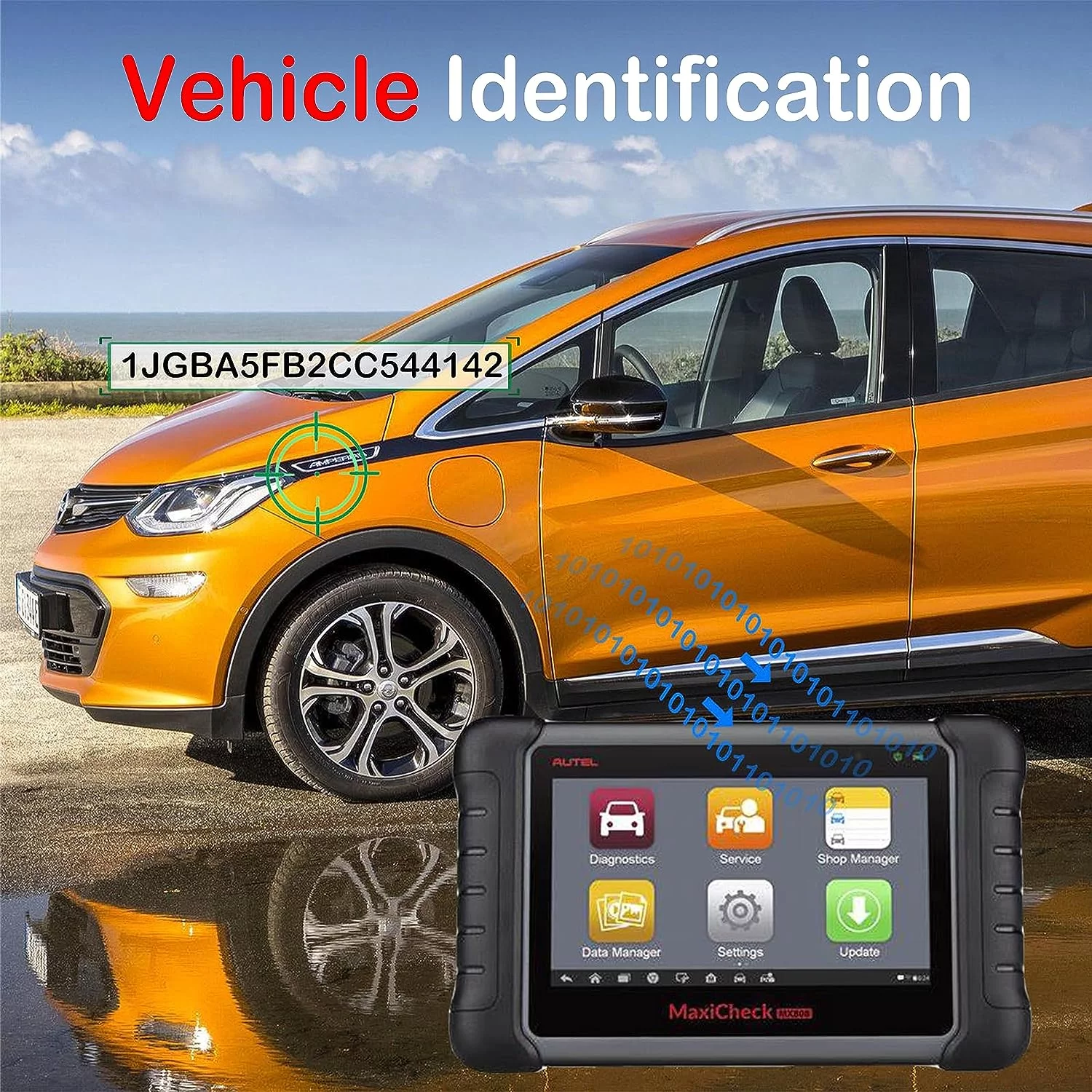 AutelScanner MaxiCheck MX900 OBD2 Scanner 40+ Function 10000+ Vehicles Bi Directional Scan Tool Support CAN FD&Do IP All System Diagnostic Scanner, Better MX808 MK808 MX808S