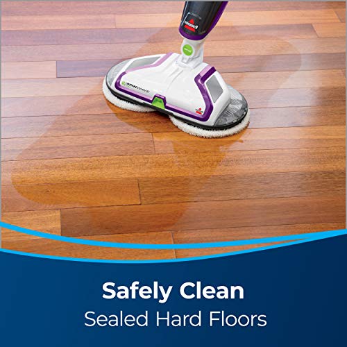 Bissell® SpinWave Hard Floor Expert Corded Spin Mop Cleaner with Washable mop Pads for Sealed Hard Floors, 20393