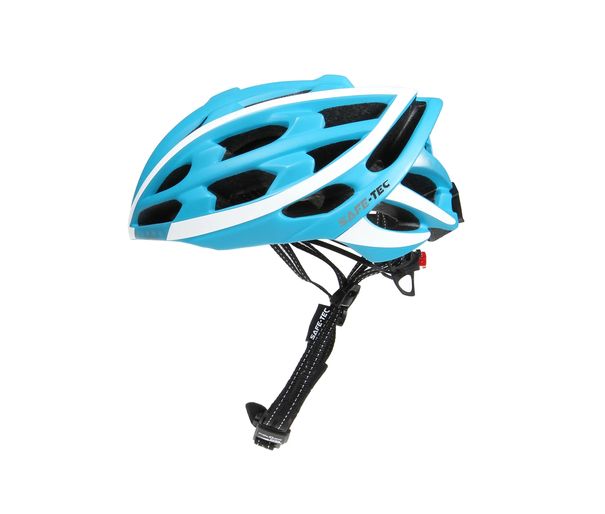 Safe Tec Bicycle Helmet White/Silver Medium