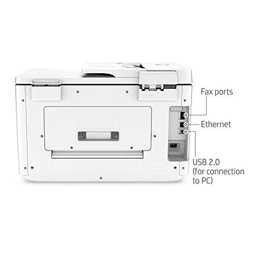 HP OfficeJet Pro 9730e Wide-Format Wireless All-in-One Color Inkjet Printer, Print, scan, Copy up to 11x17', ADF, Duplex Printing Best-for-Office, 3 Month Instant Ink Trial Included (537P6A)