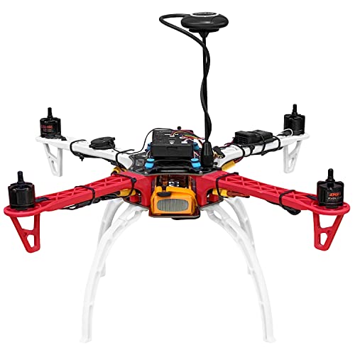 HAWK'S WORK Pixhawk PX4 Flight Controller, Pixhawk 2.4.8 Open Source Flight Control 32 Bit, Board + Power Module + Safety Switch + Buzzer + SD Card + Shock Absorber + GPS + Bracket