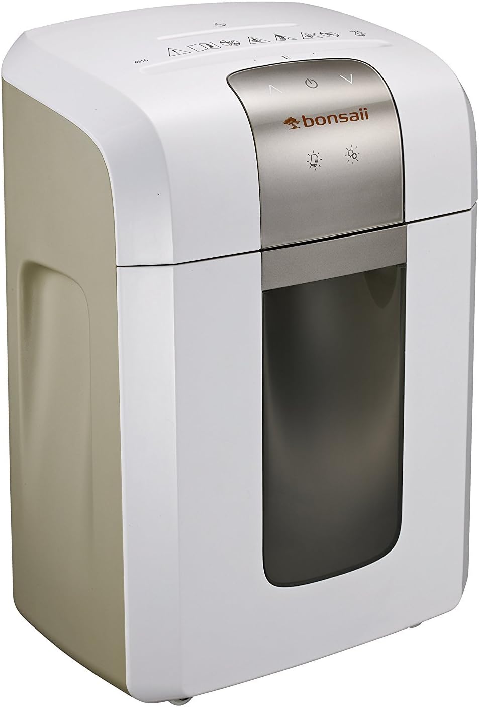 Bonsaii 60-Mintues Super Micro-Cut Paper Shredder, P-5 High Security Heavy Duty Shredder for Office, CD/Credit Cards Ultra Quiet Shredder for Home Office Use, 6-Sheet Capacity/Touch Operation(4S16)