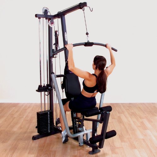 Body-Solid (G1S) Selectorized Weights Stack Home Gym Machine, Arm & Leg Strength Training