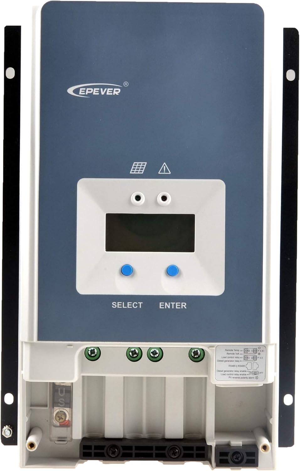 EPEVER MPPT Solar Charge Controller 80A Negative Ground 200V PV Solar Panel Charger with MT50 Remote Meter Temperature Sensor & PC Communication Cable