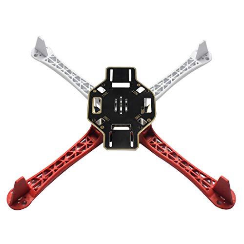 QWinOut DIY 2.4G 8CH KK V2.3 F450 Frame RC Quadcopter 4-Axle UFO Unassembly Kit RTF/ARF Drone (KK FC Version)